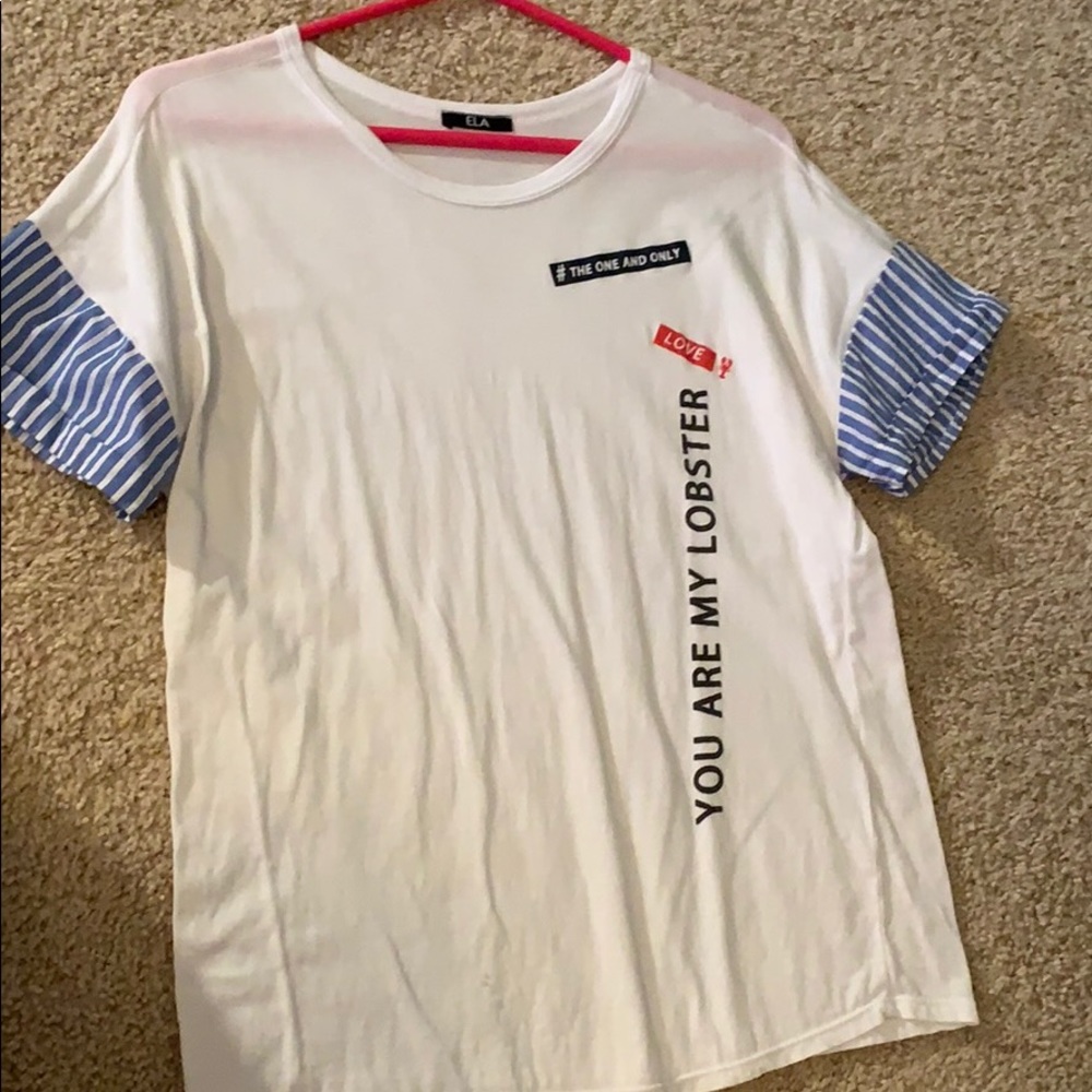white t-shirt